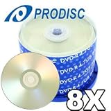 ProDisk DVD Duplicator version DVD Blank Media - Inkjet Printable Blank DVD-R Disc 16X - Ideal for DVD Duplicator, DVD Copy, Movie Backup, DVD Game Backup- 50 pcs, spindle