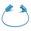 GSI Super Quality Waterproof Neck Band Headphones With Built In 4 GB MP3 Player - For Swimming, Diving, Surfing And All Outdoor Sports - Blue