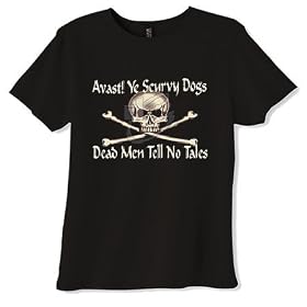 Avast! Ye Scurvy Dogs-pirate - Pirates, Skulls, and Scary Women's Cut T-Shirt