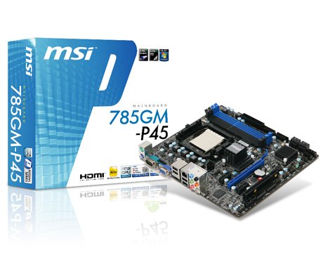 MSI M-ATX AMDシリーズ マザーボード 785GM-P45