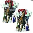 2012 Art of the Kentucky Derby Ladies Fashion Tee - Polyester