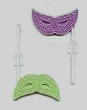 Mardi Gras Face Mask Pop Candy Mold