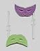 1 X Mardi Gras Face Mask Pop Candy Mold