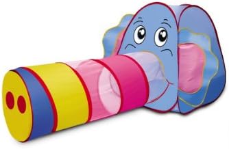 Intents Elephant Knowz Tent, Blue/Pink/Yellow