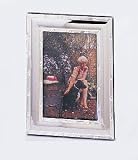 8 X 10 REED RIBBON FRAME - 8 X 10 SILVER REED AND RIBBON FRAME
