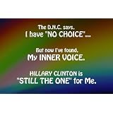 INNER VOICE - 7 (6 Postcards) (For Hillary Clinton Supporters only)