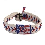 MLB Kansas City Royals Stars and Stripes Baseball Bracelet