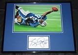 Kevin Dyson Autographed Photograph - Titans SB Dive Framed 11x14 - Autographed NFL Photos