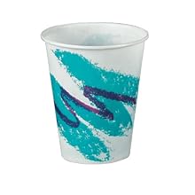 Solo R8N-00055 8-Ounce Jazz Wax Coated Treated Paper Cold Cup (20 Packs of 100)