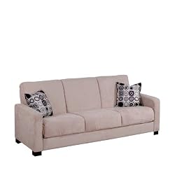 Handy Living Cac1-S4-Aaa82 Cabo Cac Micro Khaki W/ Mocha Circles Pillows