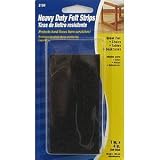 1 Inch x 4 Inch Felt Strips