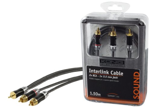 K&ouml;nig Audio Kabel (2x Cinch, 1,5 m) Preisvergleich