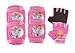 TITAN Flower Princess Multi-Sport Protective Pink Pad Set, Elbow Knee and Wrist Guards