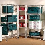 5 Shelf Heavy Duty Storage Rack Chrome - Improvements