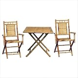 Outdoor Patio 3 pc. Espresso Square Folding Wood Bistro Set 41CFvFDtDYL. SL160 Outdoor Patio 3 pc. Espresso Square Folding Wood Bistro Set