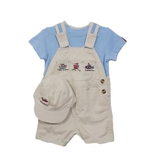 Newborn Boys Speedboat Shortalls thumbnail