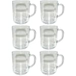 6 dickwandige Glasbecher / Kaffeebech...