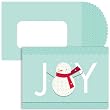 Snowman With Scarf Holiday Cards -