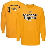 NCAA adidas Towson Tigers Backfield Long Sleeve T-Shirt - Gold