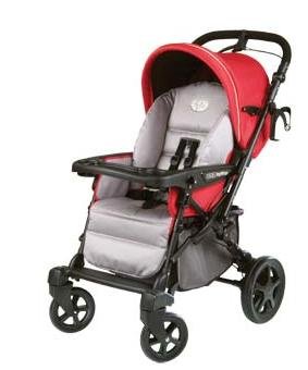 Peg Perego Uno Stroller - 2008 Tango Red Fabric