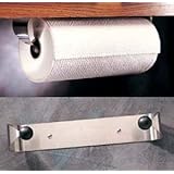 New, Prodyne MÃ©ttala Modern Paper Towel Holder, Paper Towel Dispenser, Under Cabinent Paper Towel Holder, Wall Mount Paper Towel Holder, Stainless Steel