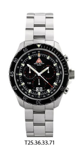 SMW Swiss Military Commando Diver Chrono Steel T25.36.33.71