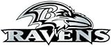 Baltimore Ravens NFL Silver Auto Emblem