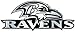 Baltimore Ravens NFL Silver Auto Emblem