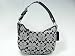 Clearance Sale! Coach Soho Signature Hobo Handbag Black white #13114