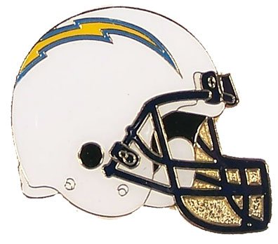 San Diego Chargers Helmet Pin #1 - White