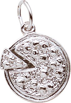Childrens Toyshop  Jewelry : Pizza Charm by Rembrandt Charms