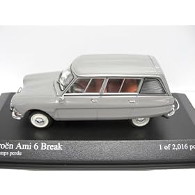 Diecast Model Citroen Ami 6 Estate (1964) in Grey (1:43 scale)
