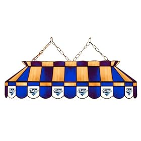 Imperial San Diego Padres Licensed 40-Inch Rectangular Stained Glass Billiard Table Light