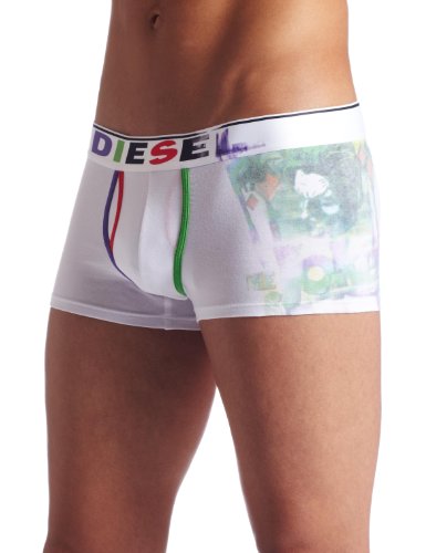  Diesel Men's White The Joker Divine Boxer Trunk