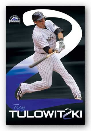 (22x34) Colorado Rockies Troy Tulowitzki Sports Poster Print