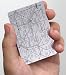 Office Products : Paris Metro Stainless Steel Wallet Map
