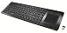 Trust Tacto schnurlos Tastatur (QWERTZ) mit Touchpad für PC, PS3 und Xbox 360 schwarz