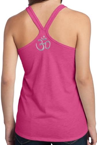 Yoga Clothing For You Ladies AUM Symbol T-back Tank Top