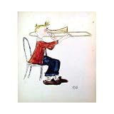 Trombone Poster Print