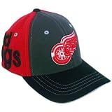 NHL LNH DETROIT RED WINGS ZEPHYR FLEX FIT MD LG HAT CAP