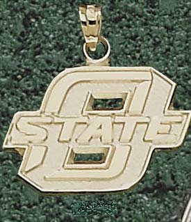 Anderson Jewelry Oklahoma State Cowboys 5/8 Gold Charm