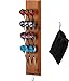 Viper Dart Caddy Solid Wood Wall Mounted Dart Holder / Stand, Displays 4 Sets of Steel or Soft Tip Darts, for all Sisal & Electronic Dartboards, Surrounds & Cabinets, Cinnamon Finish