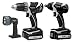 Panasonic EYC143B 14.4 Volt Cordless Li-ion Impact Wrench/Drill & Driver Combo Kit with Light