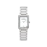 Emporio Armani Women’s AR0758 Classic Crystal Accent Mother-Of-Pearl Dial Watch