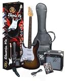 SX RST 3/4 LH 3TS Left Handed Short Scale Guitar Package with Amp, Carry Bag and Instructional DVD