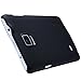 Nillkin Frosted Shield Matte Hard Back Case Cover Shell Pack of Screen Protector Film Compatible for Samsung Galaxy Note 4 N9100 (Black)