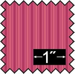 Victorian The Gathering Stripe Red Silk Fabric for Dollhouse