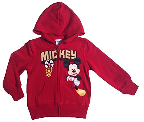Disney Mickey Mouse Little Boys Toddler Zip Hoodie