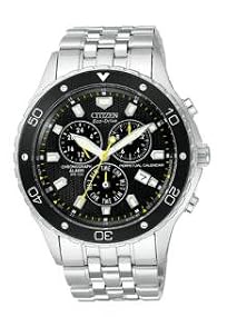 Citizen #BL5290-59E Men's Eco-Drive Perpetual Calendar Alarm Chronograph Watch