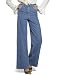 Newport News Jeanology Stretch High-Waist Wide-Leg Jeans